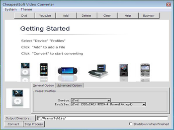 CheapestSoft Total Video File Converter screenshot