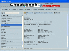 CheatBook Issue 07/2007 screenshot
