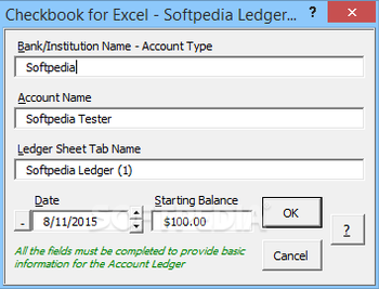 Checkbook for Excel screenshot 11