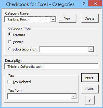 Checkbook for Excel screenshot 15