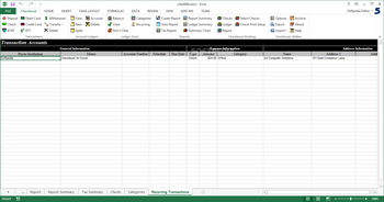 Checkbook for Excel screenshot 8