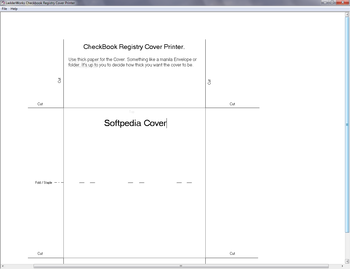 Checkbook Registry Printer screenshot 3