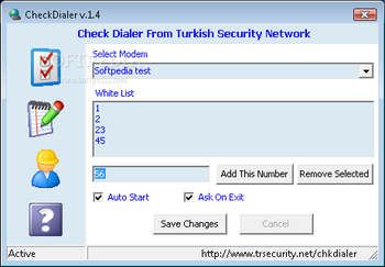 CheckDialer screenshot