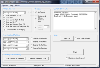 CheckDisk Portable screenshot