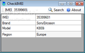 CheckIMEI screenshot