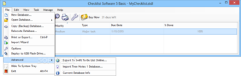 Checklist Software screenshot 2