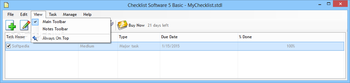 Checklist Software screenshot 4