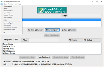 CheckMark 1099 screenshot 2