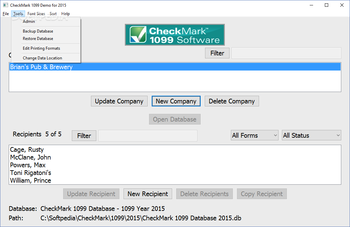 CheckMark 1099 screenshot 3