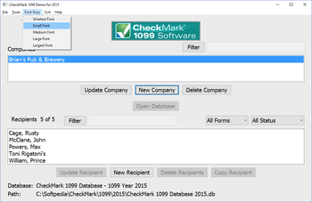 CheckMark 1099 screenshot 4