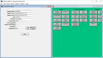 CheckMark Canadian Payroll screenshot