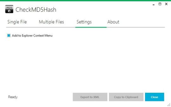 CheckMD5Hash screenshot