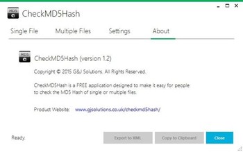 CheckMD5Hash screenshot 2