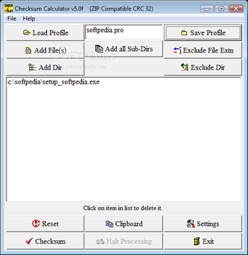 Checksum Calculator screenshot