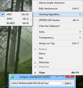 CHECKSUM screenshot 3