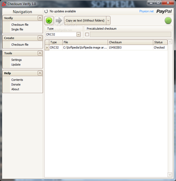 Checksum Verify screenshot 2
