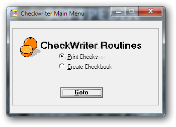 CheckWriter by Citrusware screenshot