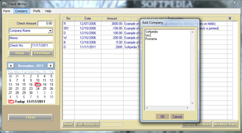 CheckWriter screenshot 2