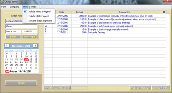 CheckWriter screenshot 3