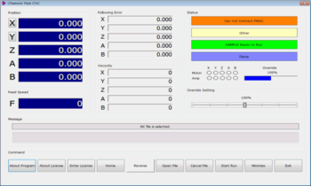 Cheewoo Pipe CNC screenshot