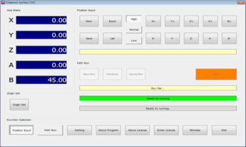 Cheewoo Surface CNC screenshot