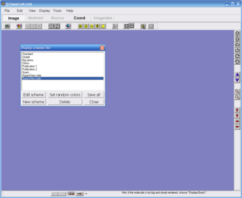Chemcraft screenshot 2