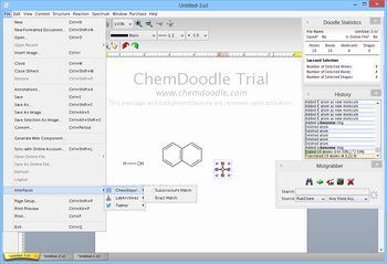 ChemDoodle screenshot 2