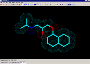 ChemSketch screenshot