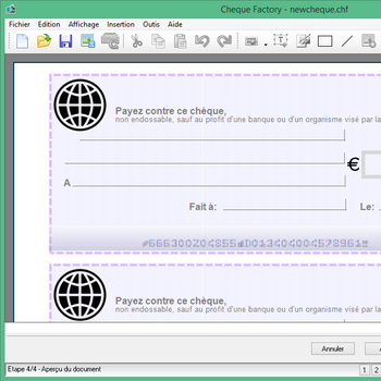 Cheque Factory screenshot