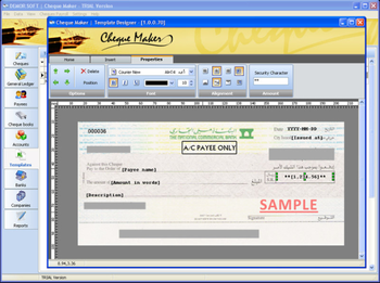 Cheque Maker screenshot