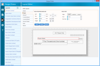 Cheque Printer screenshot 6