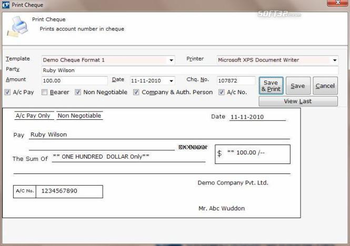 Cheque-Printing.net screenshot 2