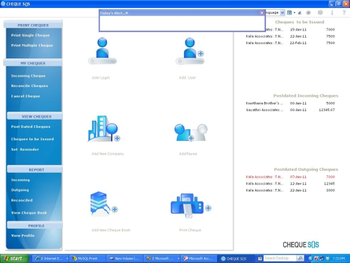 Cheque SOS screenshot
