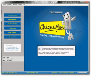 ChequeMan screenshot