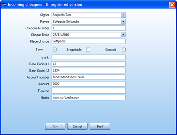 Cheques Management screenshot 3