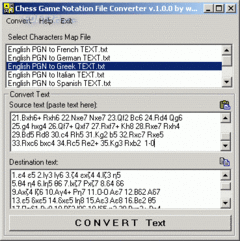 Chess Game Notation File Converter screenshot 2