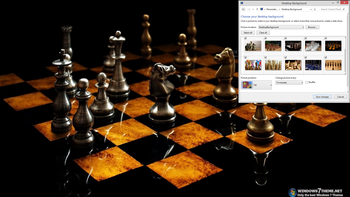 Chess Windows 7 Theme screenshot