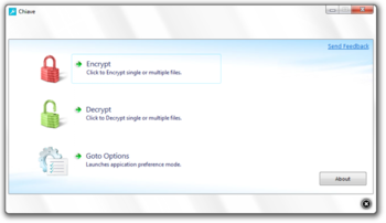 Chiave File Encryption screenshot
