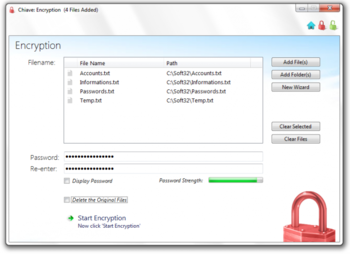 Chiave File Encryption screenshot 2