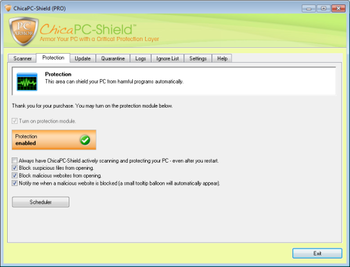 ChicaPC Shield screenshot 2