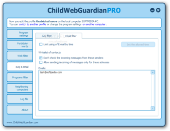 ChildWebGuardian Pro screenshot 4