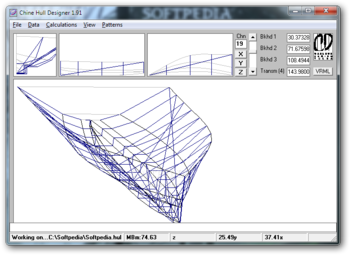 Chine Hull Designer screenshot