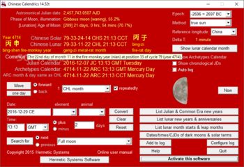 Chinese Calendrics screenshot 2