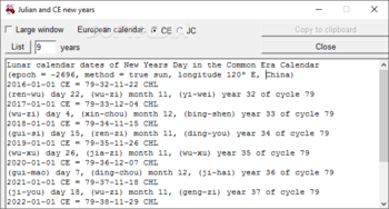 Chinese Calendrics screenshot 5