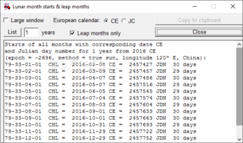 Chinese Calendrics screenshot 7