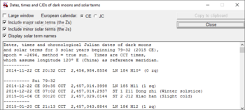 Chinese Calendrics screenshot 8