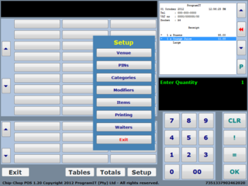 Chip-Chop Restaurant POS screenshot 2