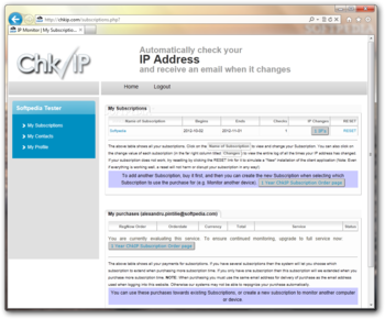 ChkIP (formerly IP Mailer) screenshot