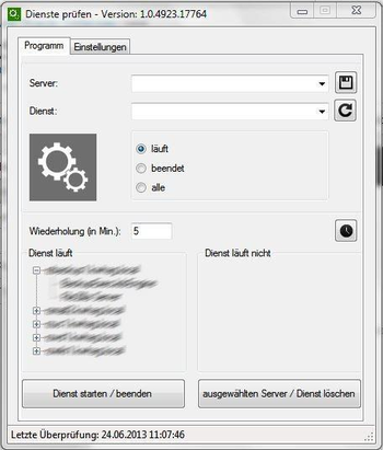 ChkServices screenshot