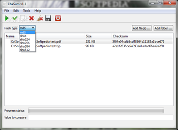 ChkSum screenshot